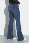 Jeans modello flare a fondo ampio - 2