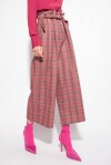 Prince of Wales check flannel trousers - 3