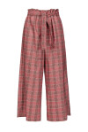 Pantaloni in flanella motivo Principe di Galles - 1