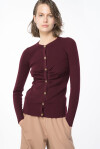 Fitted ribbed wool cardigan - 3