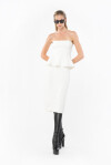 High-waisted midi skirt - 4