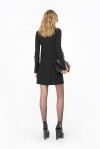 Short A-line dress with buttons - 2