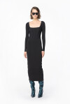Vestito midi con lavorazione vanisé - 3