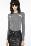 Leather-effect sheath midi skirt - 4