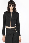 Crossed longuette with side buckle - 4
