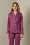 Blazer doppiopetto in jacquard lurex - 4