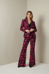 Floral patterned printed blazer - 3