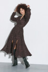 Pleated Pois shirt dress - 3