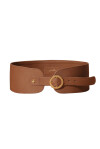 High leather belt - 1