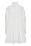Vestito camicia in cotone organico con bottoni gioiello - 2