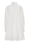 Organic cotton shirt dress with jewel buttons - 2