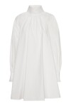 Organic cotton shirt dress with jewel buttons - 1