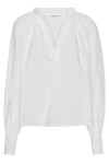 Poplin V-neck blouse - 1