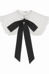 Cotton collar with bow closure - 1