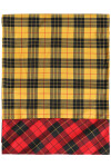 Sciarpa in lana double-face in tartan - 1