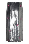 Longuette in paillettes con applicazioni - 2