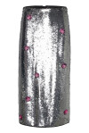 Longuette in paillettes con applicazioni - 1