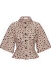 Polka dot patterned shirt - 1