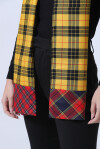 Double-sided tartan wool scarf - 2