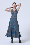 Long ethnic patterned dress - 3