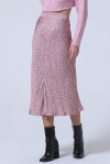 Long floral print skirt - 4