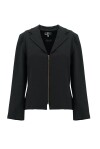 Wool blazer with zip - 1