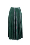 Long houndstooth patterned skirt - 1