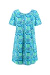 A-line butterfly patterned dress - 2