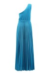 Long one-shoulder dress in lurex - 2