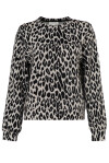 Maglia a trama animalier - 1