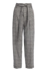 Check trousers with pouch waist - 1