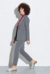 Honeycomb patterned blazer - 3