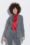 Honeycomb patterned blazer - 4