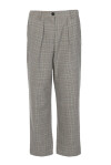 Pantaloni classici fantasia check - 1