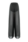 Lurex pinstripe palazzo trousers - 2