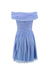 Midi dress with tulle cape - 2