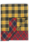 Double-sided tartan wool scarf - 1