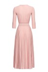 Two-tone knit midi dress - 2