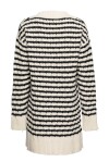 Striped knit cardigan - 2