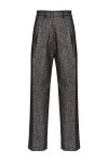 Pantaloni grisaglia in lurex - 1