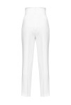 Pantaloni a vita alta in crêpe stretch - 2
