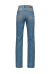 Jeans flare con zip sul fondo - 2
