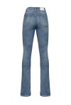 Jeans skinny con spacco al fondo - 2