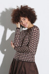 Geometric patterned cardigan - 4