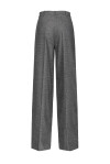 Prince of Wales flannel palazzo trousers - 2