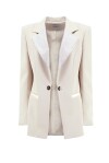 Blazer with rhinestone lapels - 1
