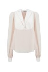 Blusa con maniche plissettate - 1