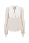 Blusa con maniche plissettate - 1