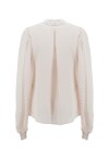 Blusa con maniche plissettate - 2
