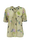 Blusa stampa floreale - 1